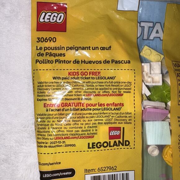 LEGO Creator 30690 Easter Egg Chick Painting Fun Polybag Set NEW SEALED - Picture 3 of 3